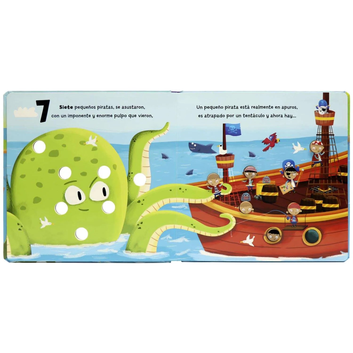 10 Pequeños piratas Diversión númerica