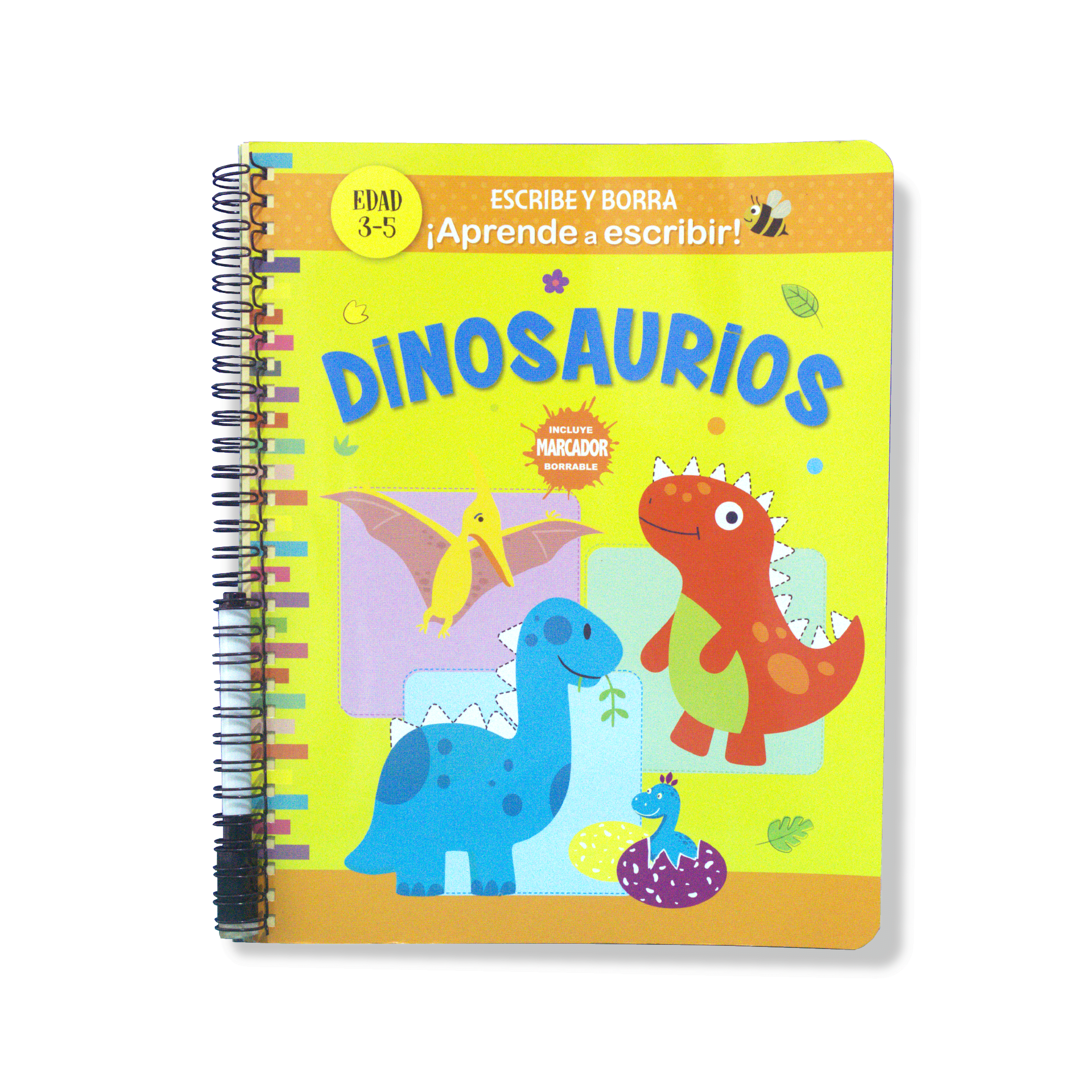 Dinosaurios - Libro de Actividades con lápiz y borrador mágico