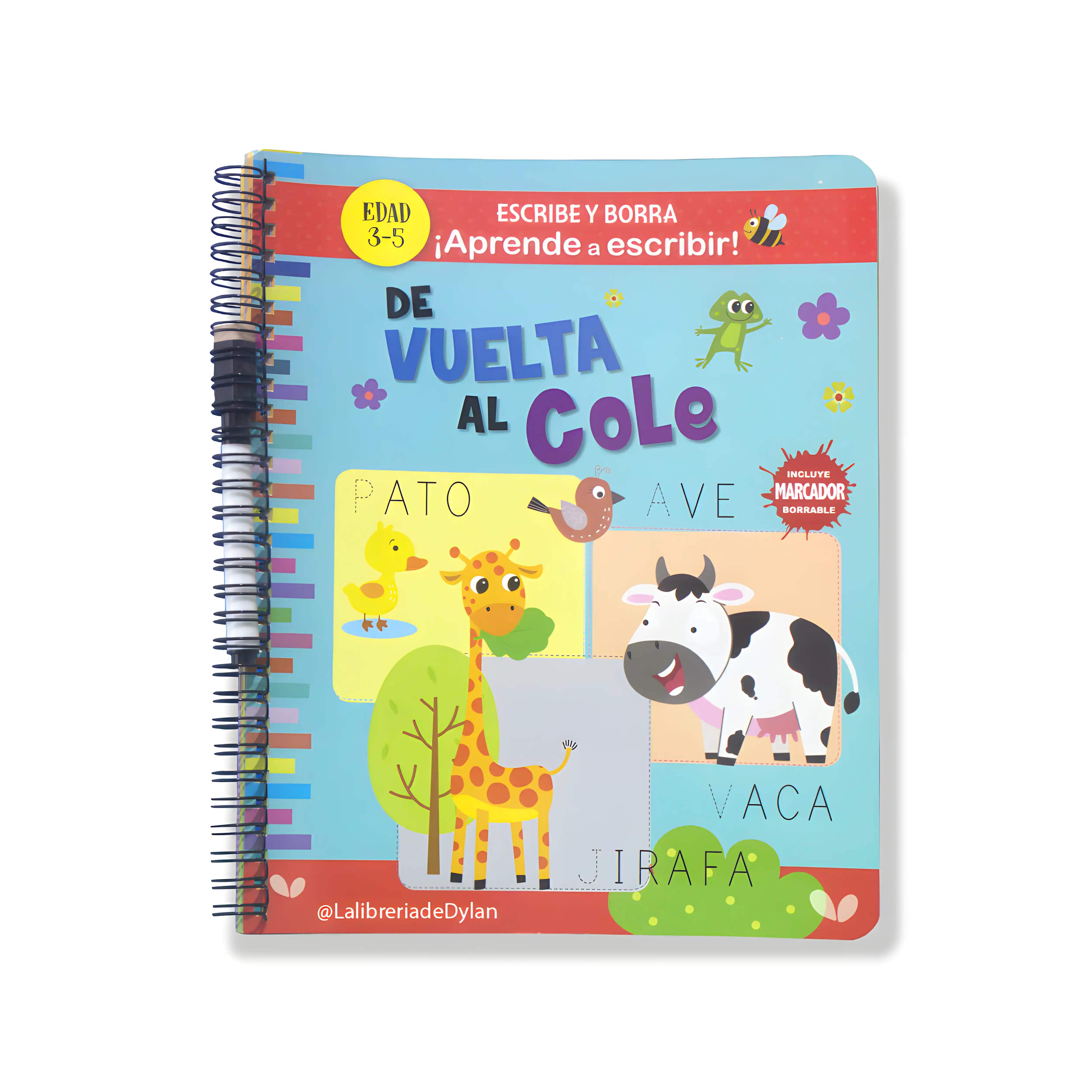 De vuelta al cole - Libro de Actividades con lápiz y borrador mágico