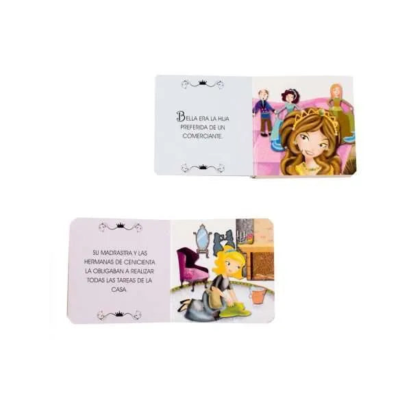 Princesas 6 Libritos Acartonados Cofre Imantado