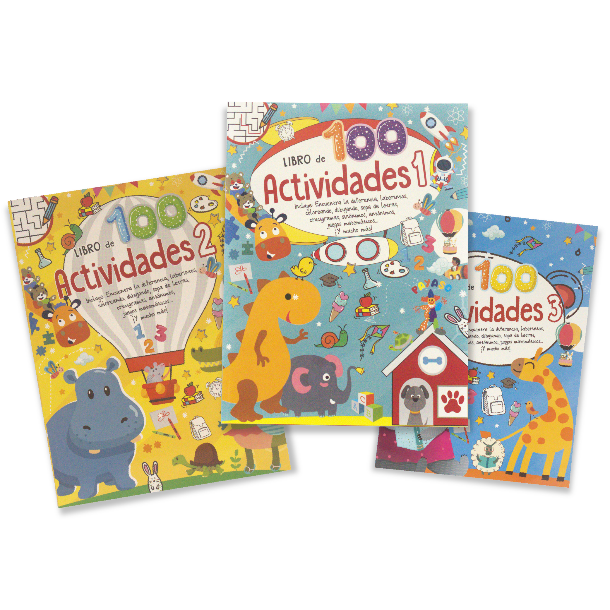 2x3 Libros 100 Actividades para niños de 6 a 10 años