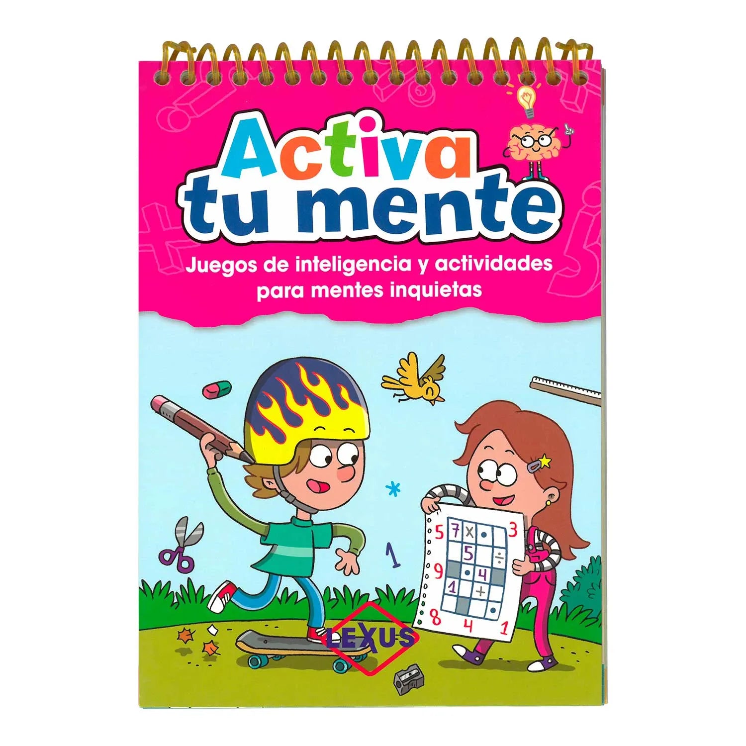 Activa Tu Mente, Juegos de Inteligencia - Rosa
