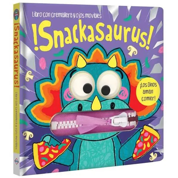 ¡Snackasaurus! – Libro con Cremallera y Ojos Movibles