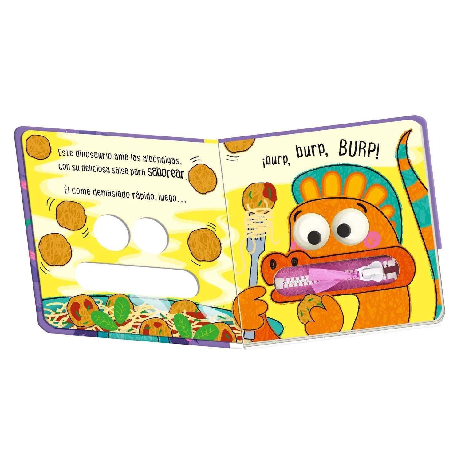 ¡Snackasaurus! – Libro con Cremallera y Ojos Movibles